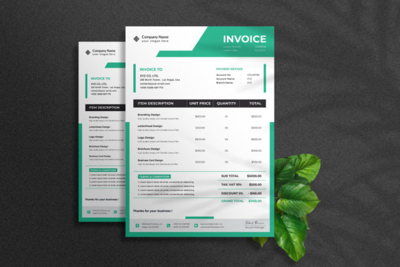 Clean Business Invoice Design: Professional Templates