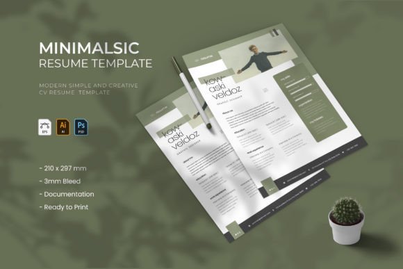 Minimalsic Resume: A Modern Template for a Standout First Impression
