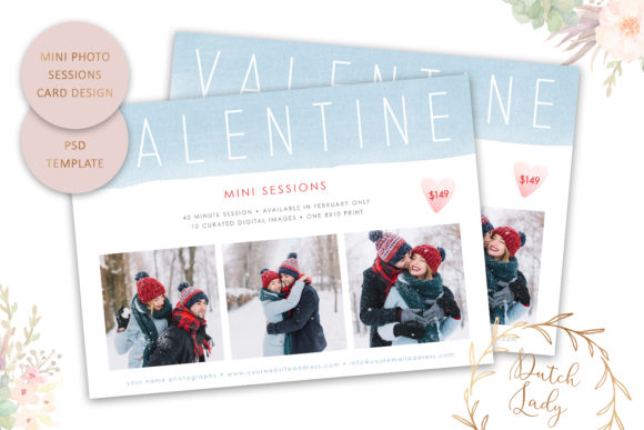 PSD Photo Session Card Template #73: A Designer's Take