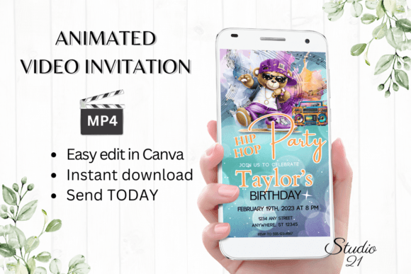 Throw the Ultimate Bash with a Hip Hop Party Invitation